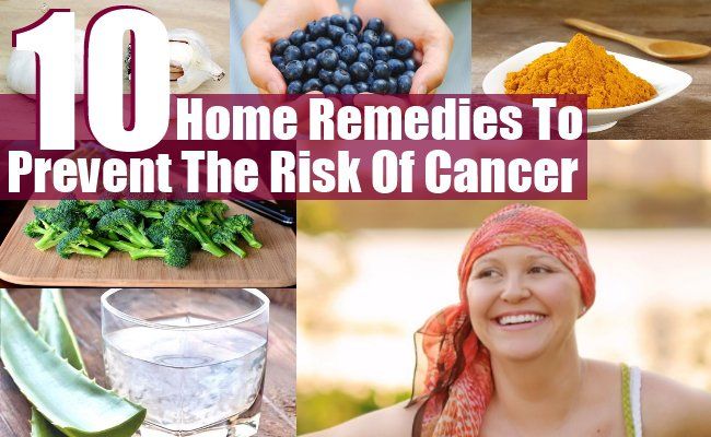 10 remèdes à la maison pour prévenir le risque de cancer