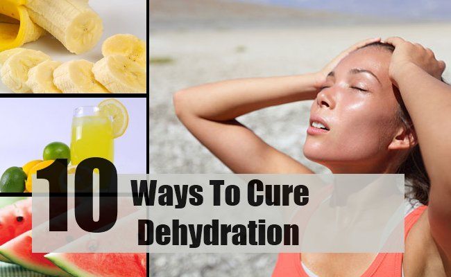 10 façons de guérir la déshydratation