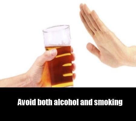 l'alcool et le tabagisme au calme