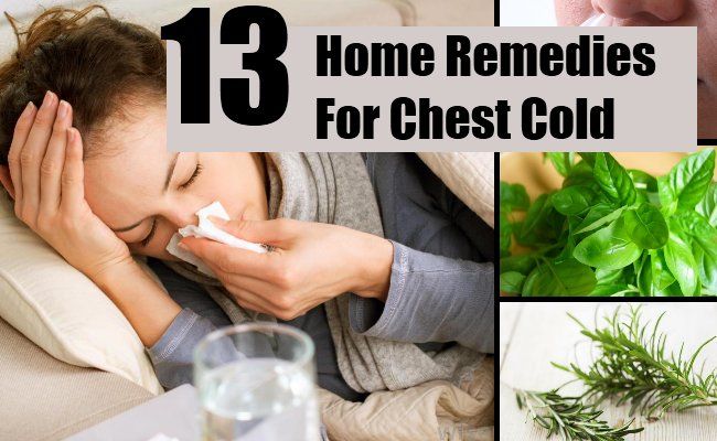 13 Remèdes maison pour rhume de poitrine