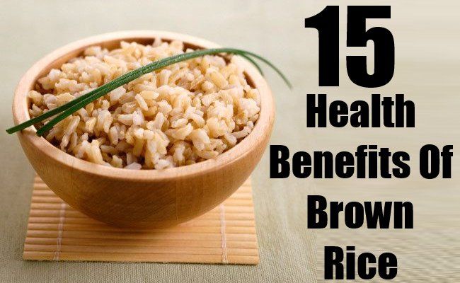 15 Excellentes prestations de santé de riz brun