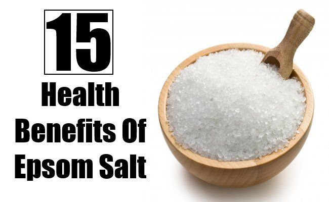 Avantages pour la santé de sel d'Epsom
