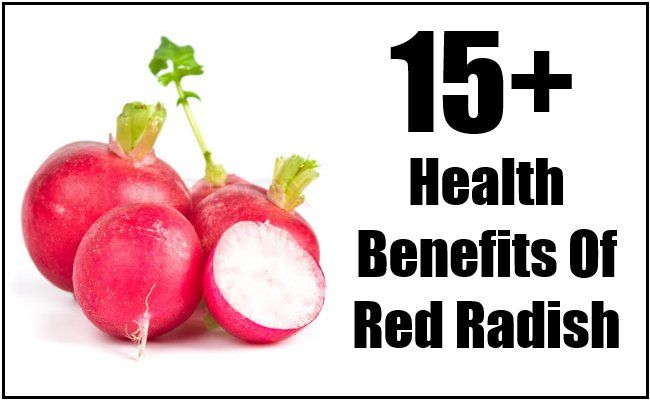 Bienfaits pour la santé de rouge Radis