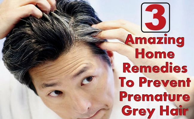 3 remèdes maison étonnants pour empêcher prématurée des cheveux gris