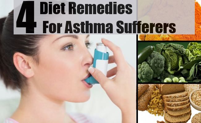 4 remèdes diététiques pour les personnes souffrant d'asthme