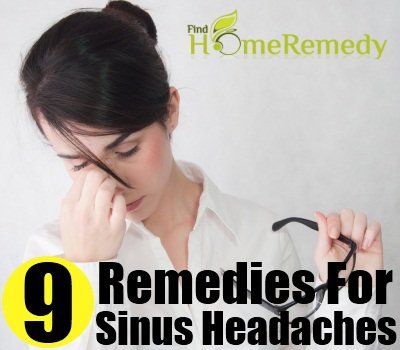 5 remèdes surprenantes pour des maux de tête de sinus