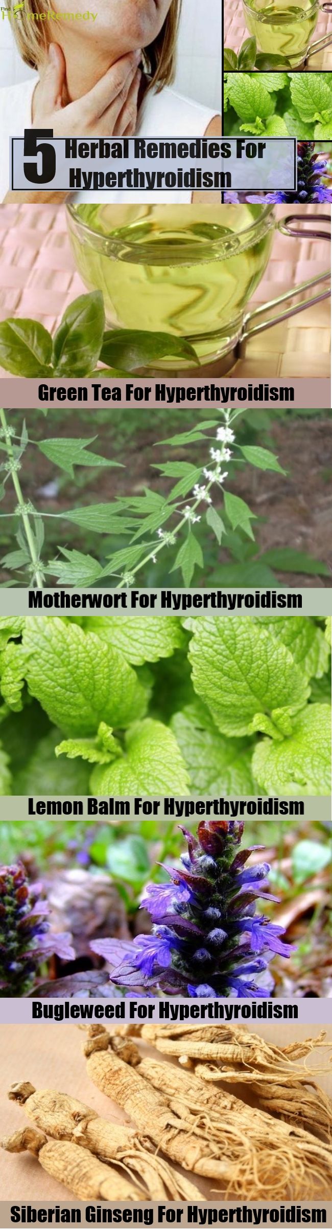 5 Remèdes naturels pour l'hyperthyroïdie