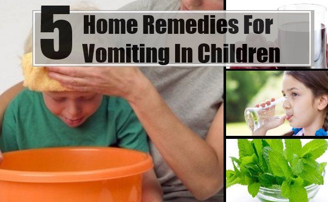 5 meilleurs remèdes maison pour les vomissements chez les enfants
