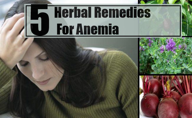 5 remèdes à base de plantes pour l'anémie