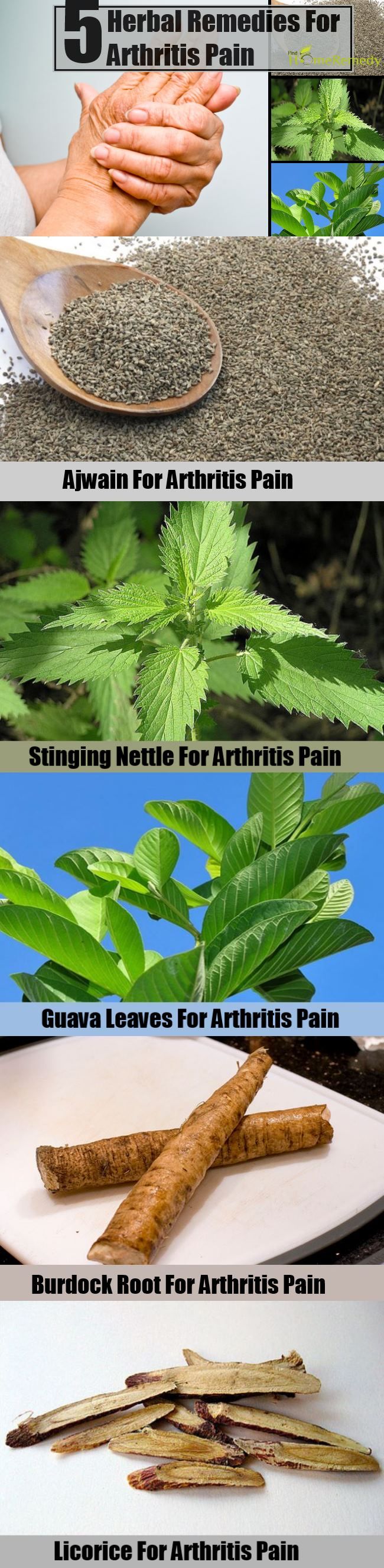 5 Remèdes naturels pour la douleur arthritique