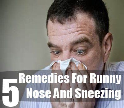 5 Accueil recours pour le nez qui coule et les éternuements
