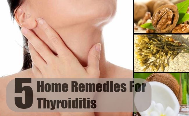 Remèdes pour la thyroïdite