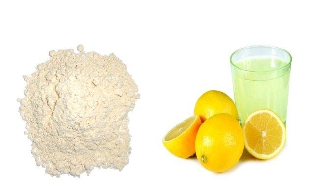Gram farine et citron
