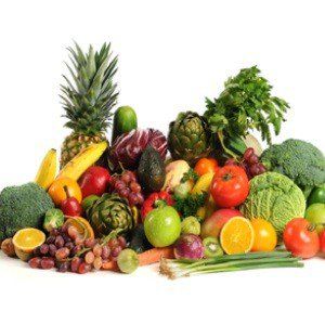 Des fruits et légumes