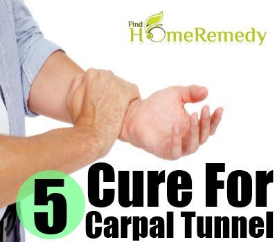 5 remède naturel pour canal carpien