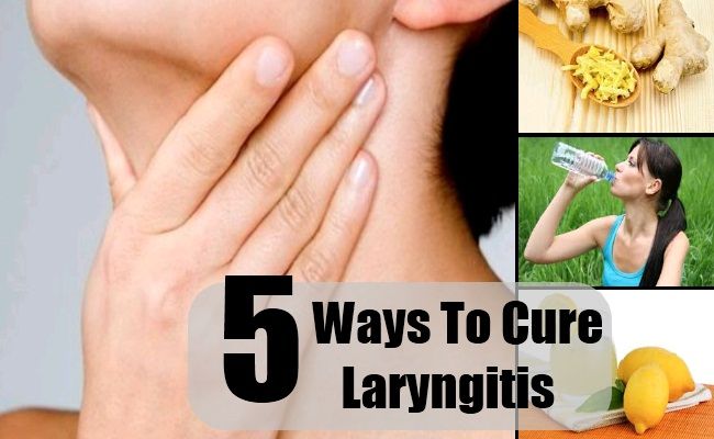 5 façons de guérir la laryngite