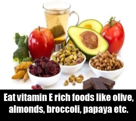 La vitamine E des aliments riches