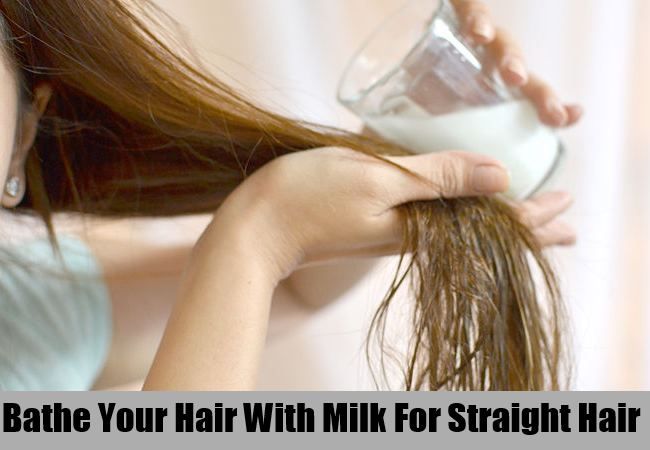 Baignez vos cheveux avec du lait