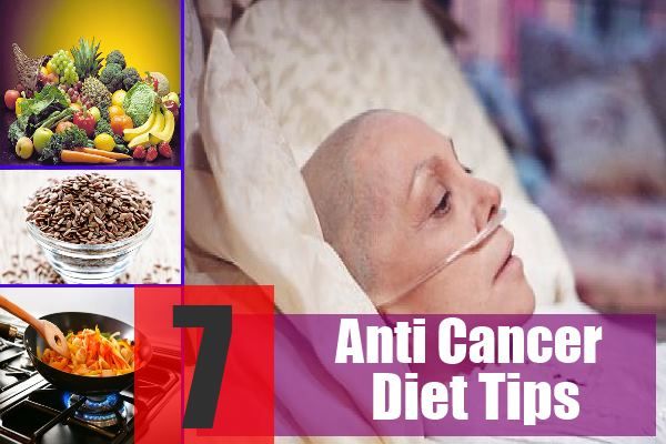 7 conseils efficaces de régime de lutte contre le cancer