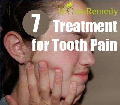 7 traitement de la douleur de la dent efficace
