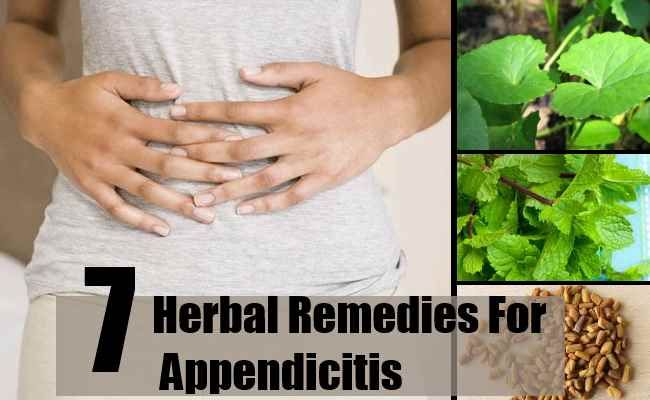 7 remèdes à base de plantes pour l'appendicite