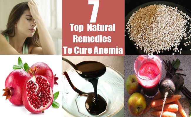 7 Remèdes naturels pour soigner Haut Anémie