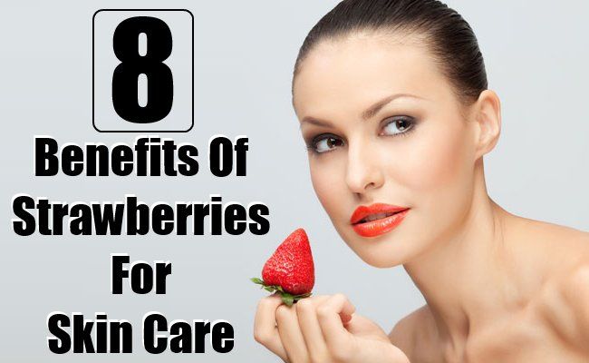 Avantages de fraises pour les soins de la peau