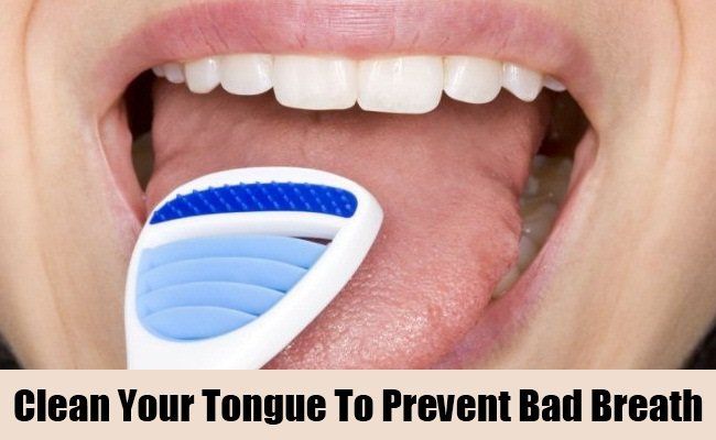 Nettoyez votre langue