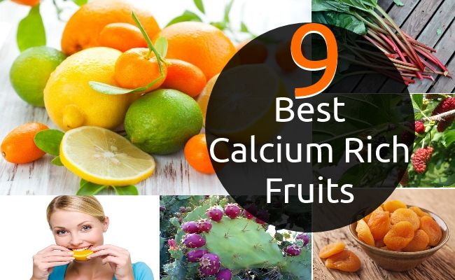 Meilleur calcium fruits riches