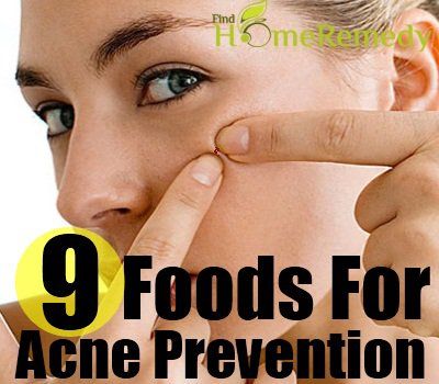 Prévention de l'acné