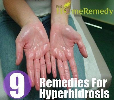 9 Accueil recours pour l'hyperhidrose