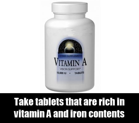 Vérifiez les étiquettes pour la vitamine A
