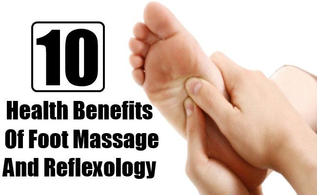 Bienfaits pour la santé Massage des pieds et de la réflexologie