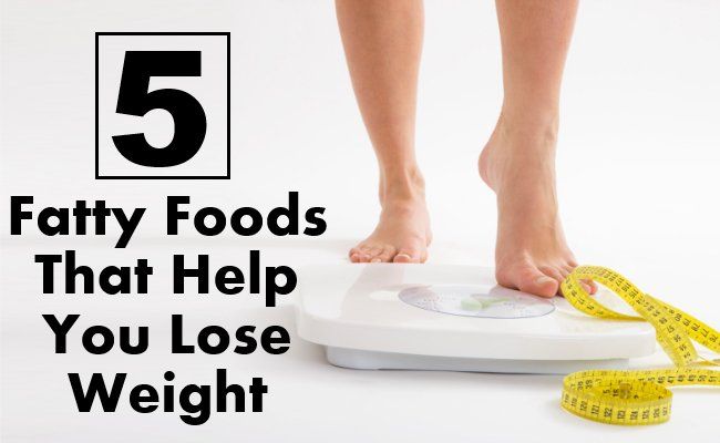 Les aliments gras qui vous aider à perdre du poids