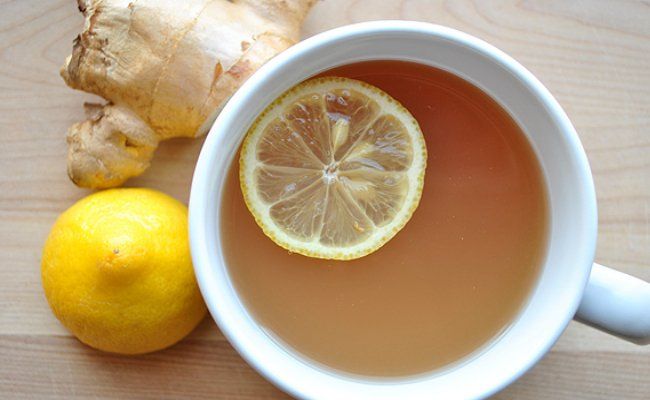 Gingembre et thé au citron