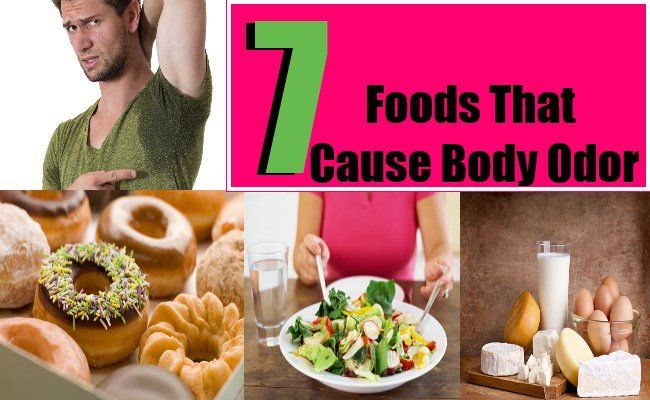 Top 7 des aliments qui causent l'odeur de corps
