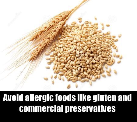 Évitez les aliments allergiques