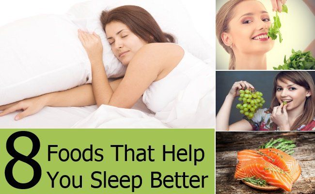 Top 8 des aliments qui vous aident à mieux dormir