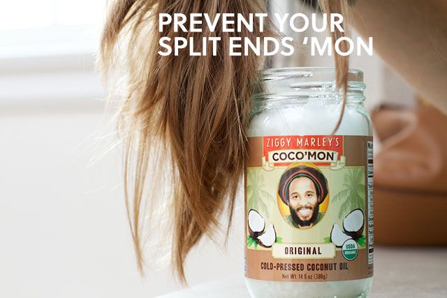 l'huile de coco pour les cheveux