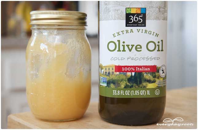 l'huile d'olive et le miel