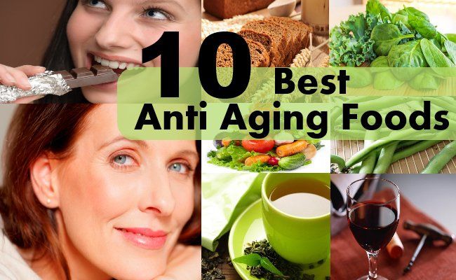 10 meilleurs aliments anti vieillissement