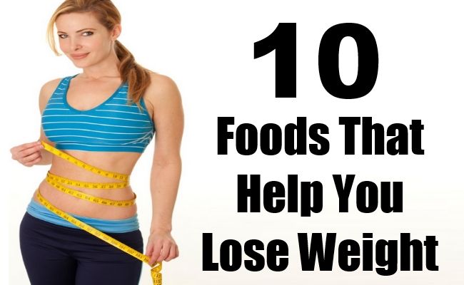 10 aliments qui vous aident à perdre du poids