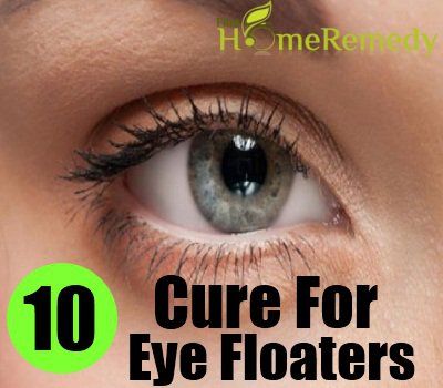 10 remède naturel pour les flotteurs d'oeil