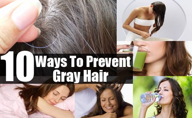 Empêcher Cheveux gris