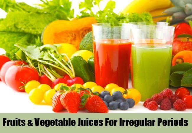 Fruits et jus de légumes