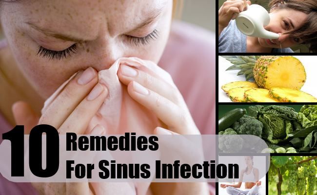 Remèdes pour l'infection des sinus