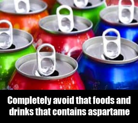 éviter l'aspartame