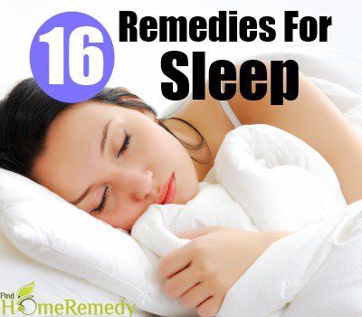 16 remèdes à la maison pour le sommeil