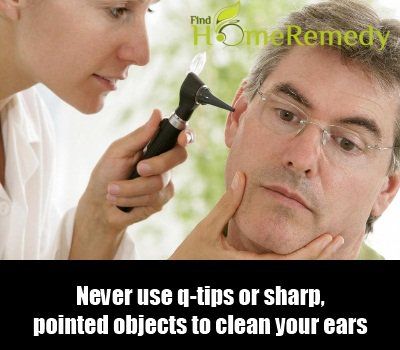 Ne pas utiliser d'objets pointus pour nettoyer vos oreilles