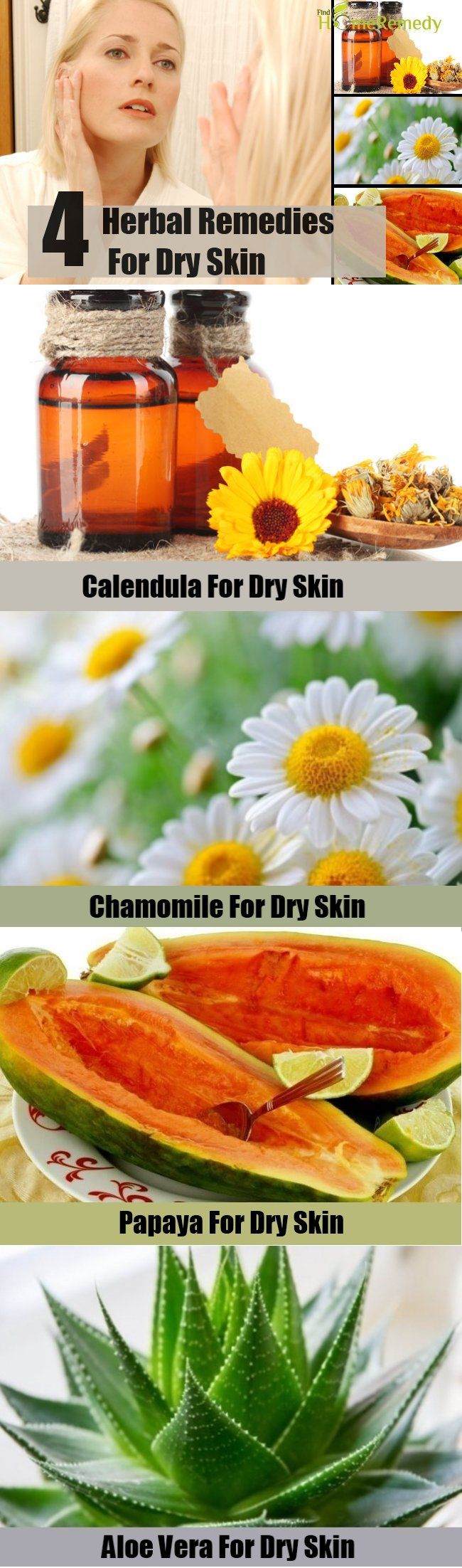 4 Remèdes naturels pour la peau sèche